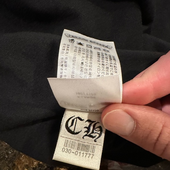 Chrome Hearts Gradient Multi Color Horseshoe Logo Black Tee - Picture 11 of 12